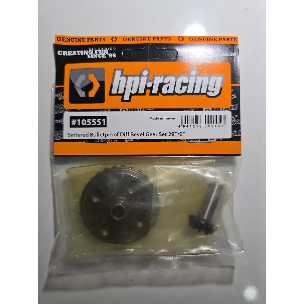 HPI Racing Sintered Bulletproof Diff Bevel Gear 29T/9T Set HPI105551